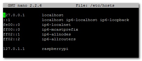 Renaming your Raspberry Pi's Hostname