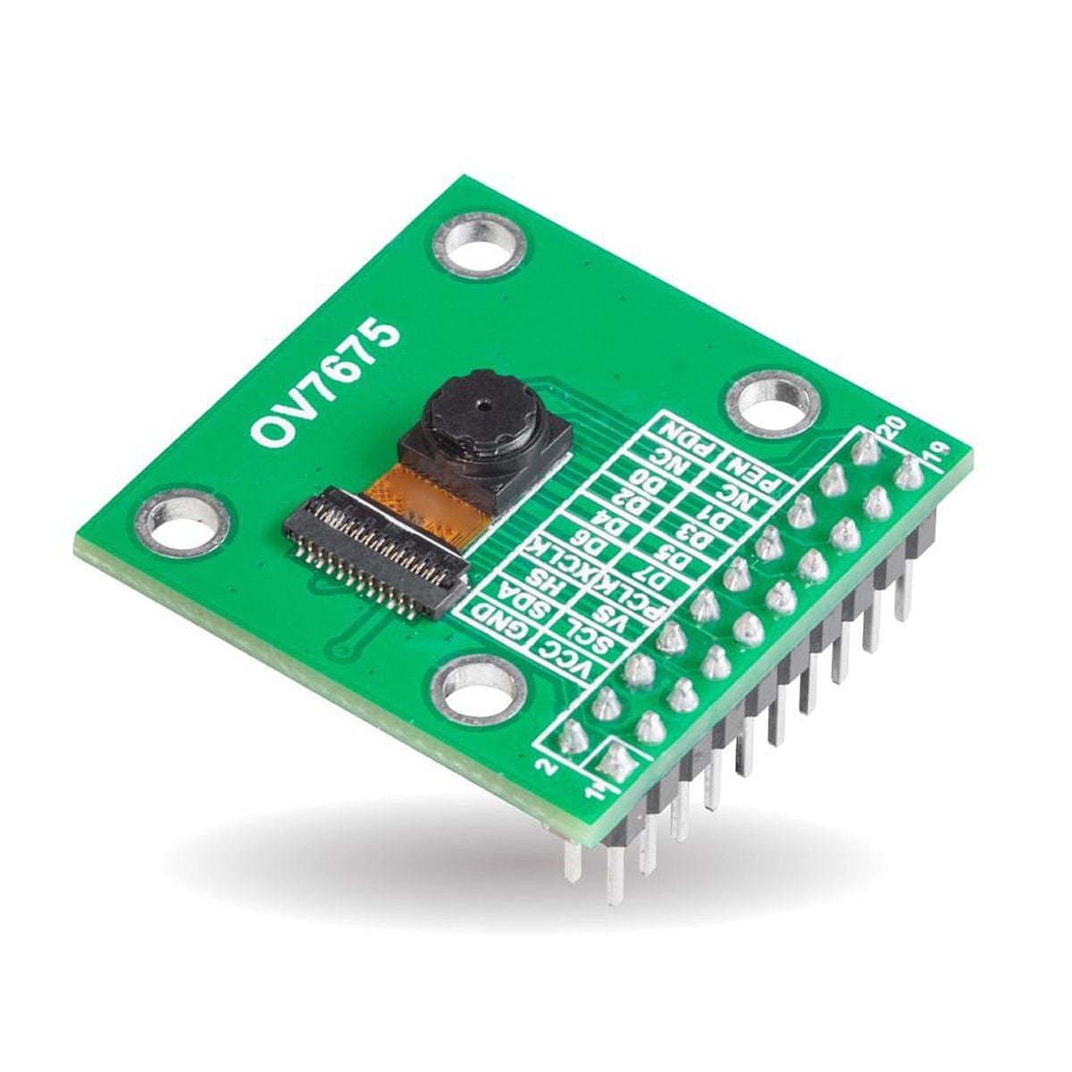 0.3MP OV7675 20-pin DVP Camera Module for Arduino GIGA R1 WiFi - The Pi Hut