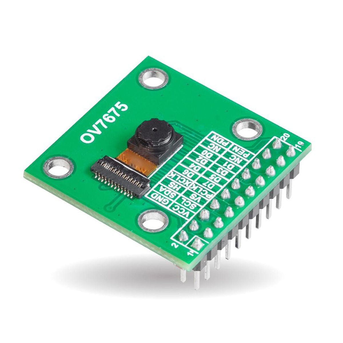 0.3MP OV7675 20-pin DVP Camera Module for Arduino GIGA R1 WiFi
