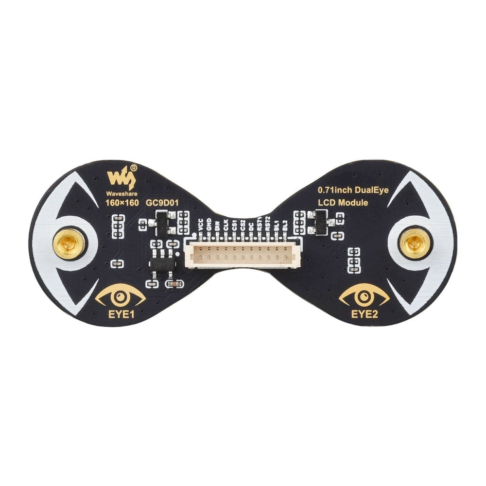 0.71" Double Eye Round IPS LCD Display (160 x 160) - The Pi Hut