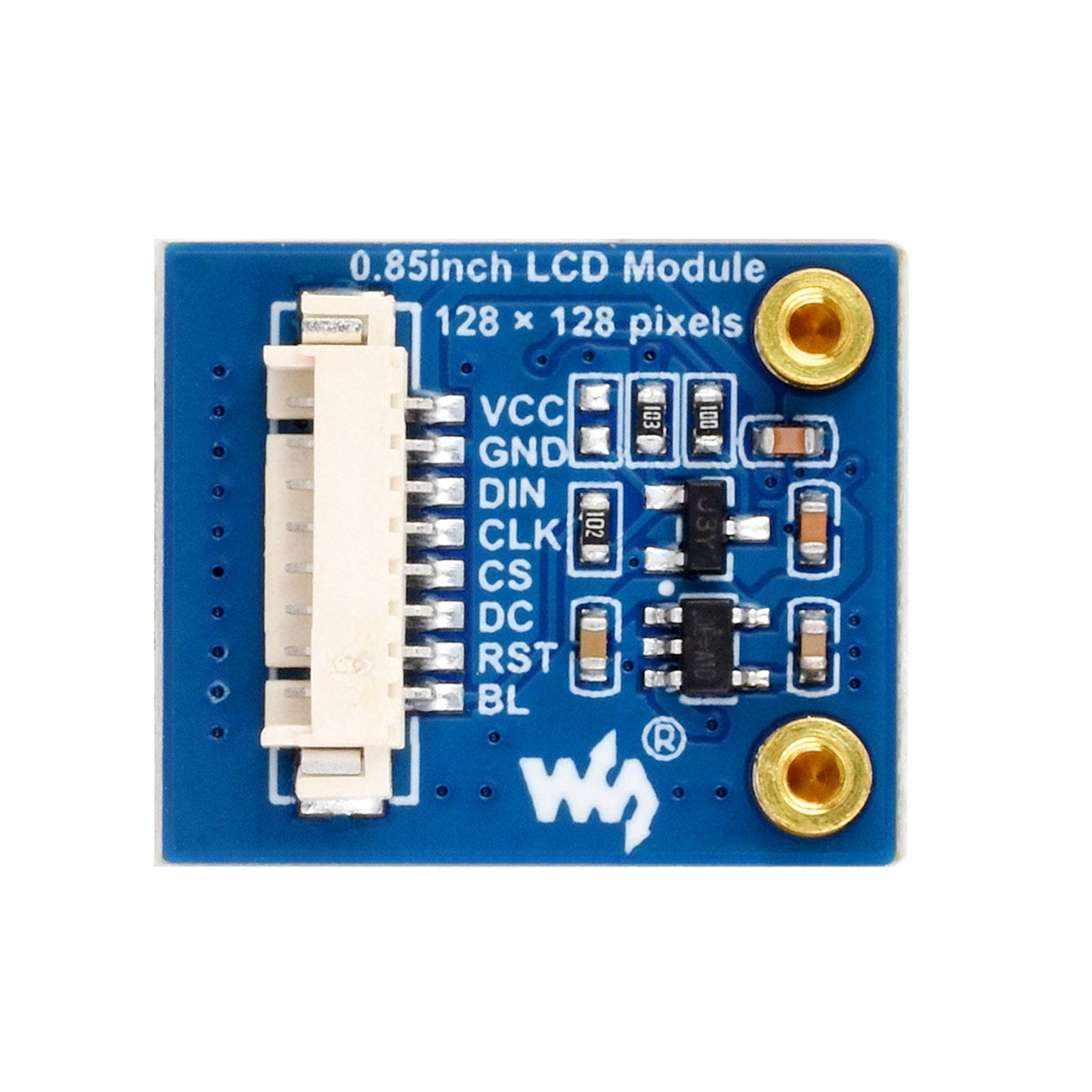 0.85" IPS LCD Display Module (128 x 128) - The Pi Hut