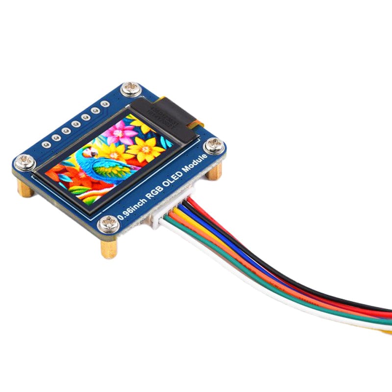 0.96" RGB OLED Display Module (64 x 128) - The Pi Hut