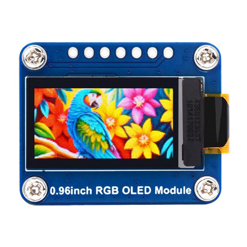 0.96" RGB OLED Display Module (64 x 128) - The Pi Hut