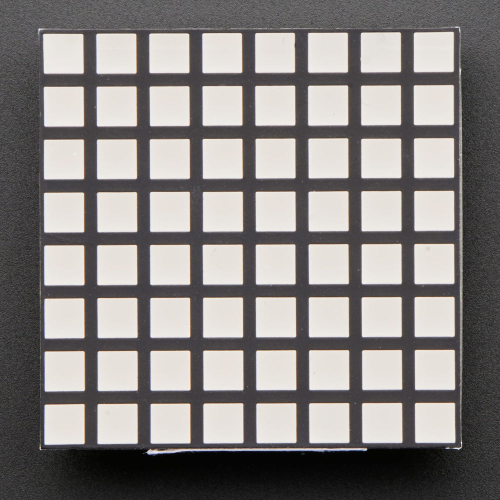 1.2" 8x8 Matrix Square Pixel - Amber (KWM-R30881CUAB) by Adafruit - The Pi Hut