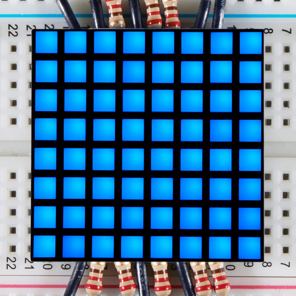 1.2" 8x8 Matrix Square Pixel - Blue by Adafruit - The Pi Hut