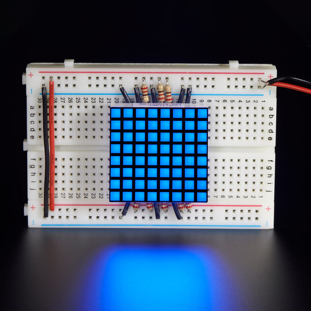 1.2" 8x8 Matrix Square Pixel - Blue by Adafruit - The Pi Hut
