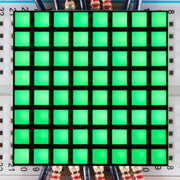 1.2" 8x8 Matrix Square Pixel - Pure Green (KWM-R30881CPGB) by Adafruit - The Pi Hut
