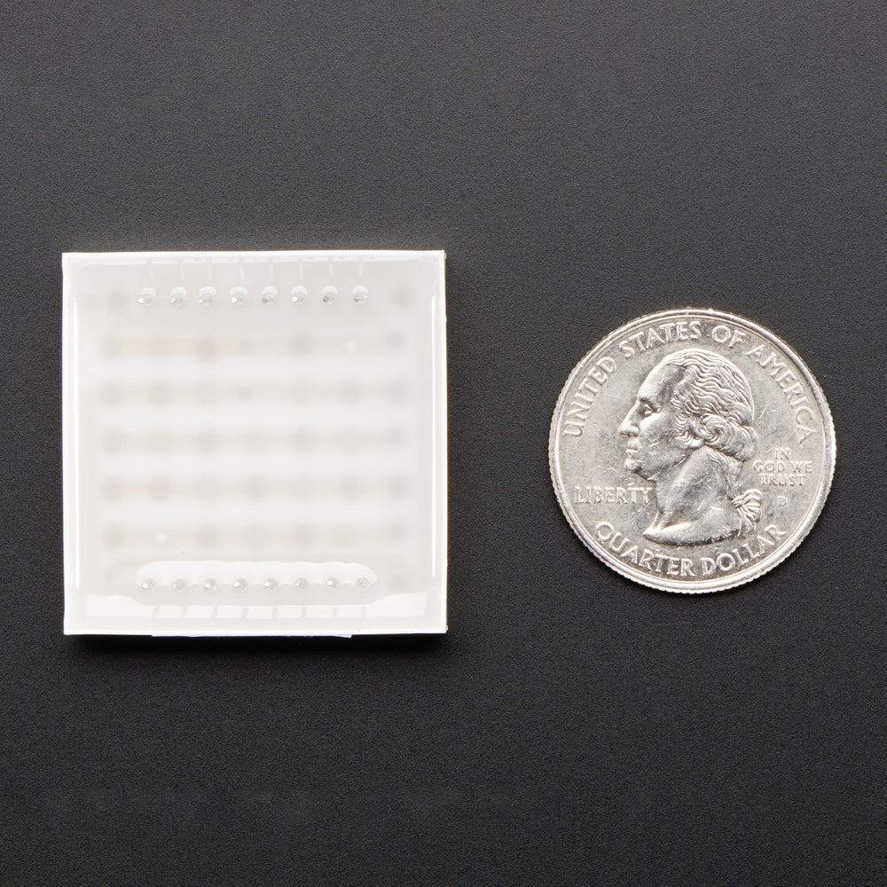 1.2" 8x8 Matrix Square Pixel - Pure Green (KWM-R30881CPGB) by Adafruit - The Pi Hut