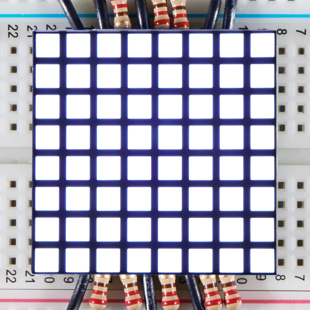 1.2" 8x8 Matrix Square Pixel - White (KWM-R30881CWB-Y) by Adafruit - The Pi Hut