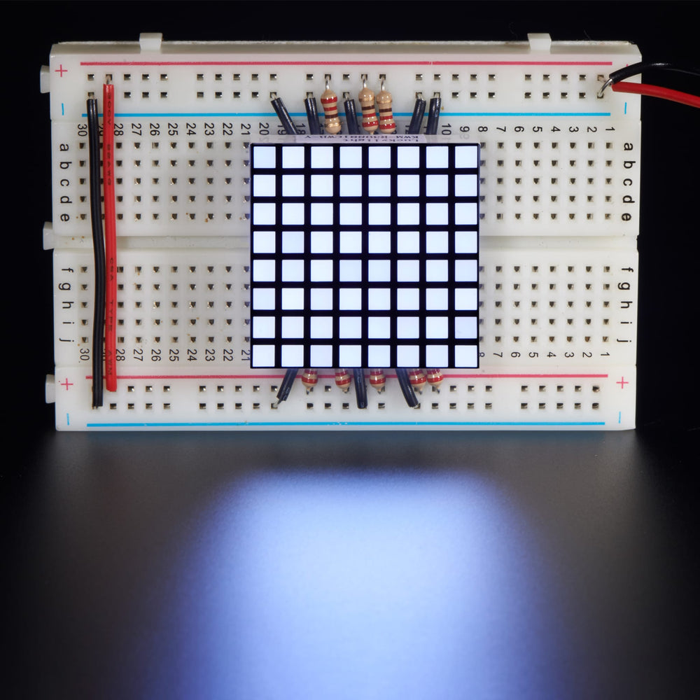 1.2" 8x8 Matrix Square Pixel - White (KWM-R30881CWB-Y) by Adafruit - The Pi Hut