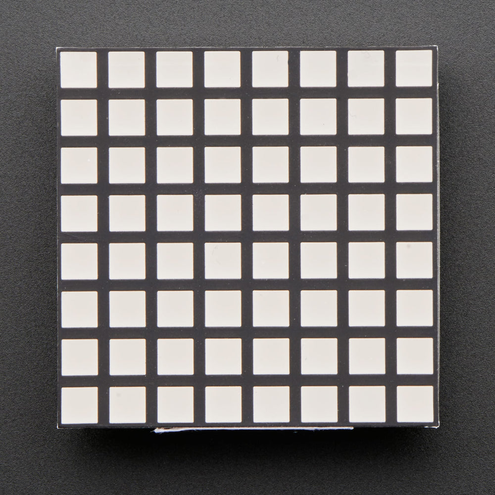 1.2" 8x8 Matrix Square Pixel - Yellow (KWM-R30881CUYB) by Adafruit - The Pi Hut