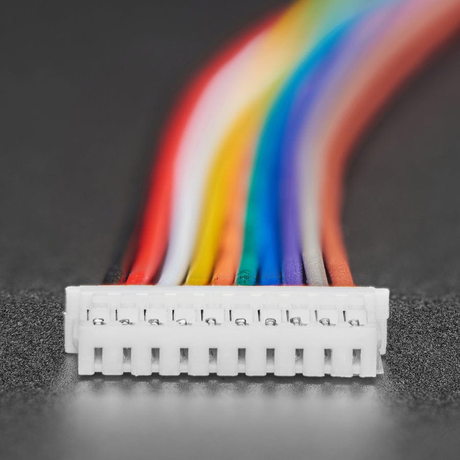 1.25mm Pitch 10-pin Cable 20cm long 1:1 Cable - Molex PicoBlade Compatible by The Pi Hut - The Pi Hut