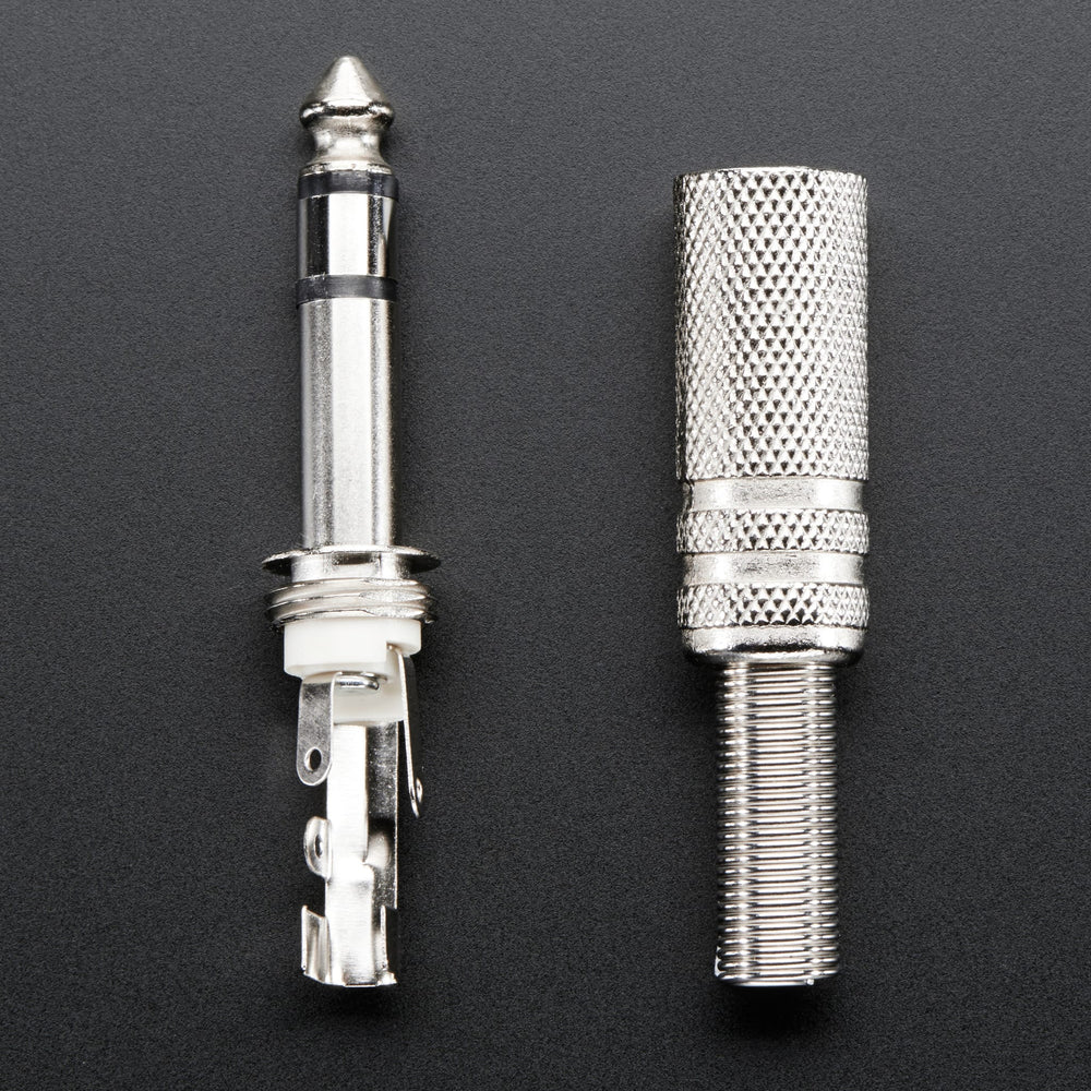 1/4" (6.35mm) DIY Stereo Plug by Adafruit - The Pi Hut