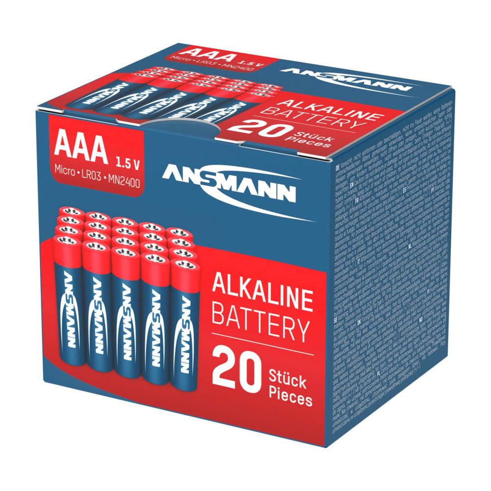 1.5V AAA Alkaline Batteries (20-Pack) - The Pi Hut