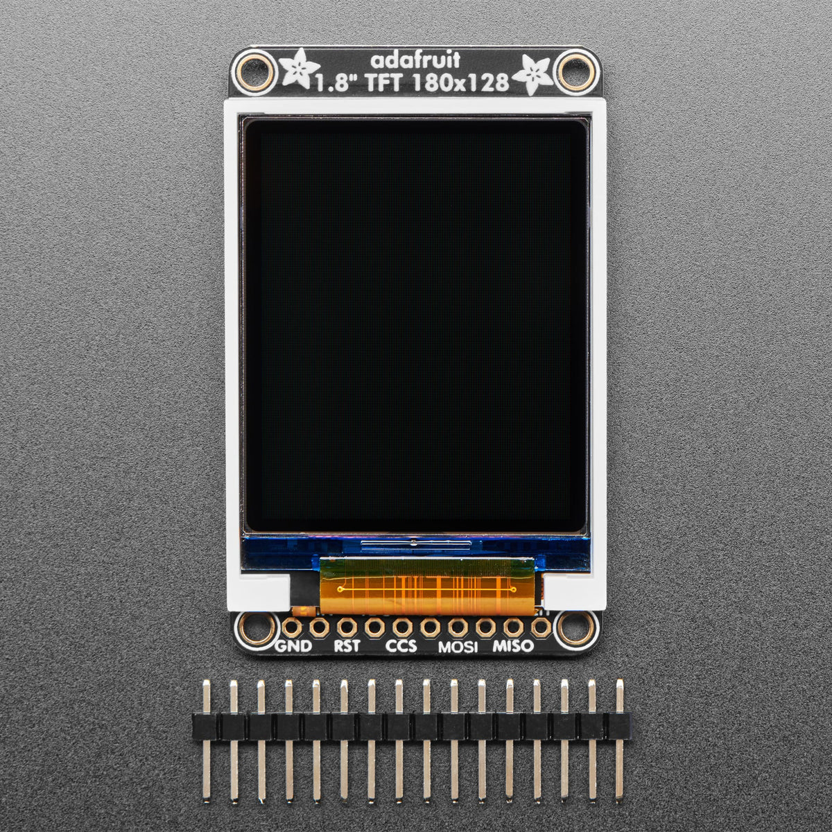 1.8" Colour TFT LCD display with MicroSD Card Breakout (ST7735R) by Adafruit - The Pi Hut