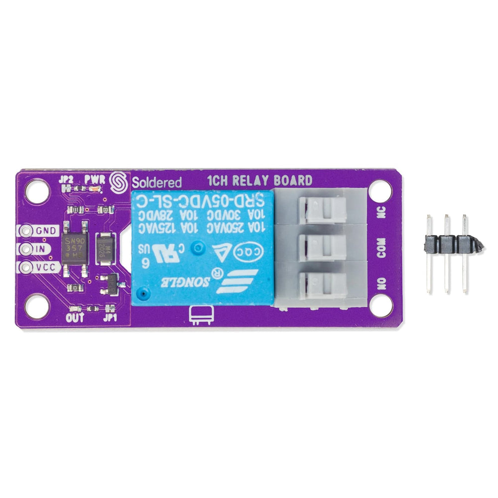 1-Channel Relay Board by Soldered Electronics - The Pi Hut