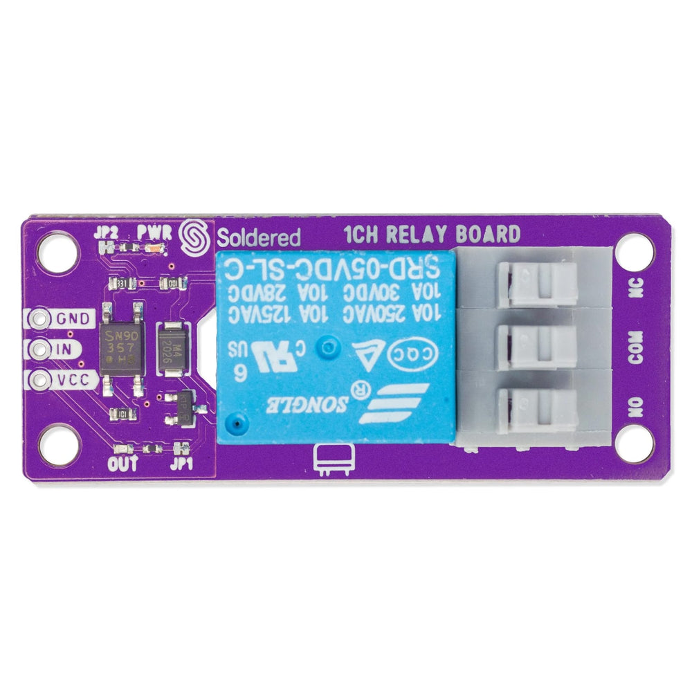 1-Channel Relay Board by Soldered Electronics - The Pi Hut