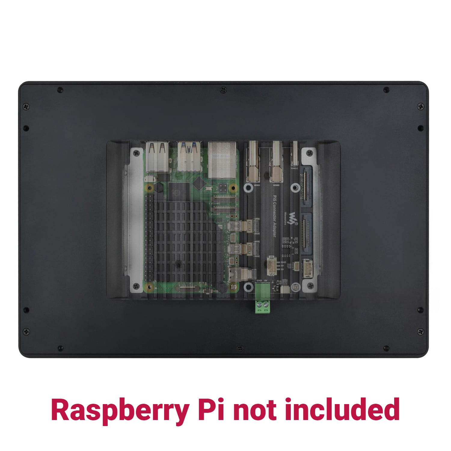 10.1" IPS Display + Aluminium Enclosure for Raspberry Pi by Waveshare - The Pi Hut