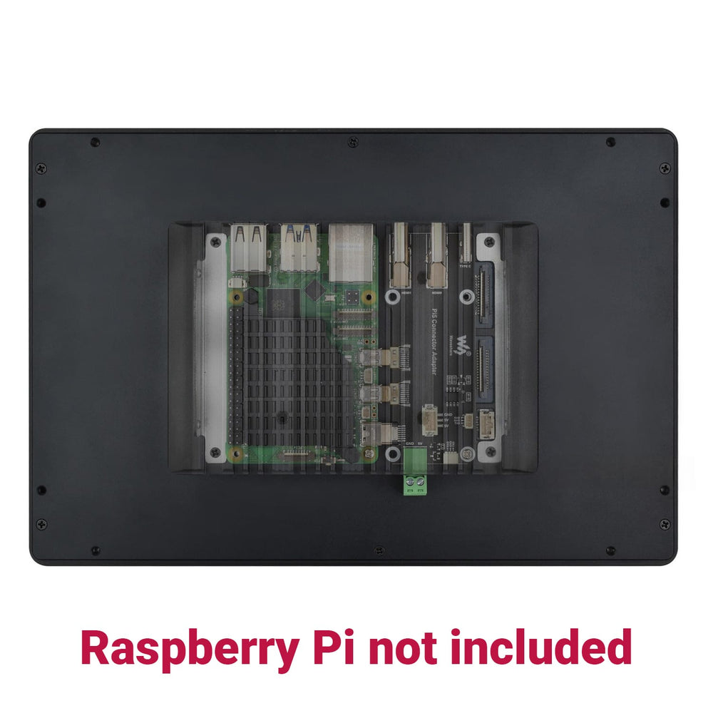 10.1" IPS Display + Aluminium Enclosure for Raspberry Pi by Waveshare - The Pi Hut