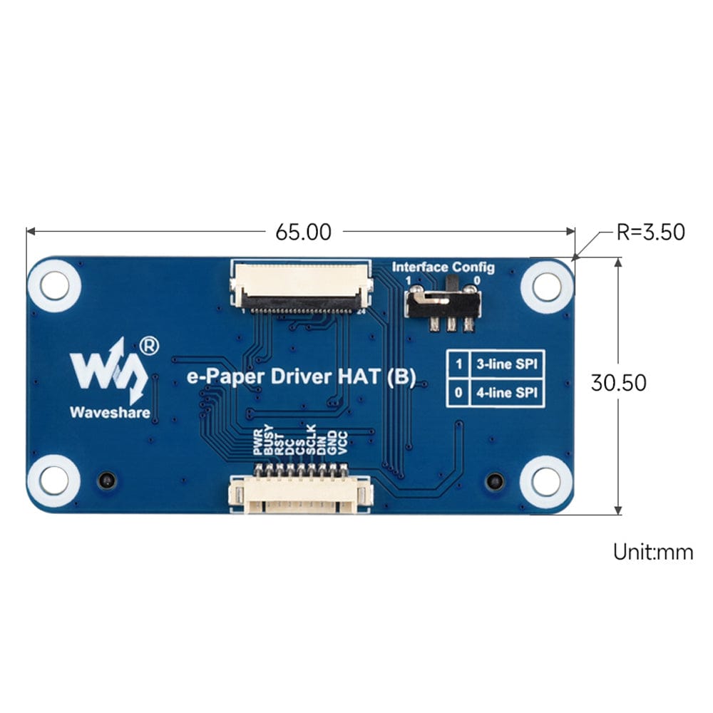 10.2" Four-Colour ePaper Display (G) with Driver HAT for Raspberry Pi by Waveshare - The Pi Hut