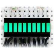 10 Segment Light Bar Graph LED Display - Pure Green (KWL-R1025PGB) by Adafruit - The Pi Hut