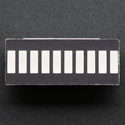 10 Segment Light Bar Graph LED Display - Yellow by Adafruit - The Pi Hut