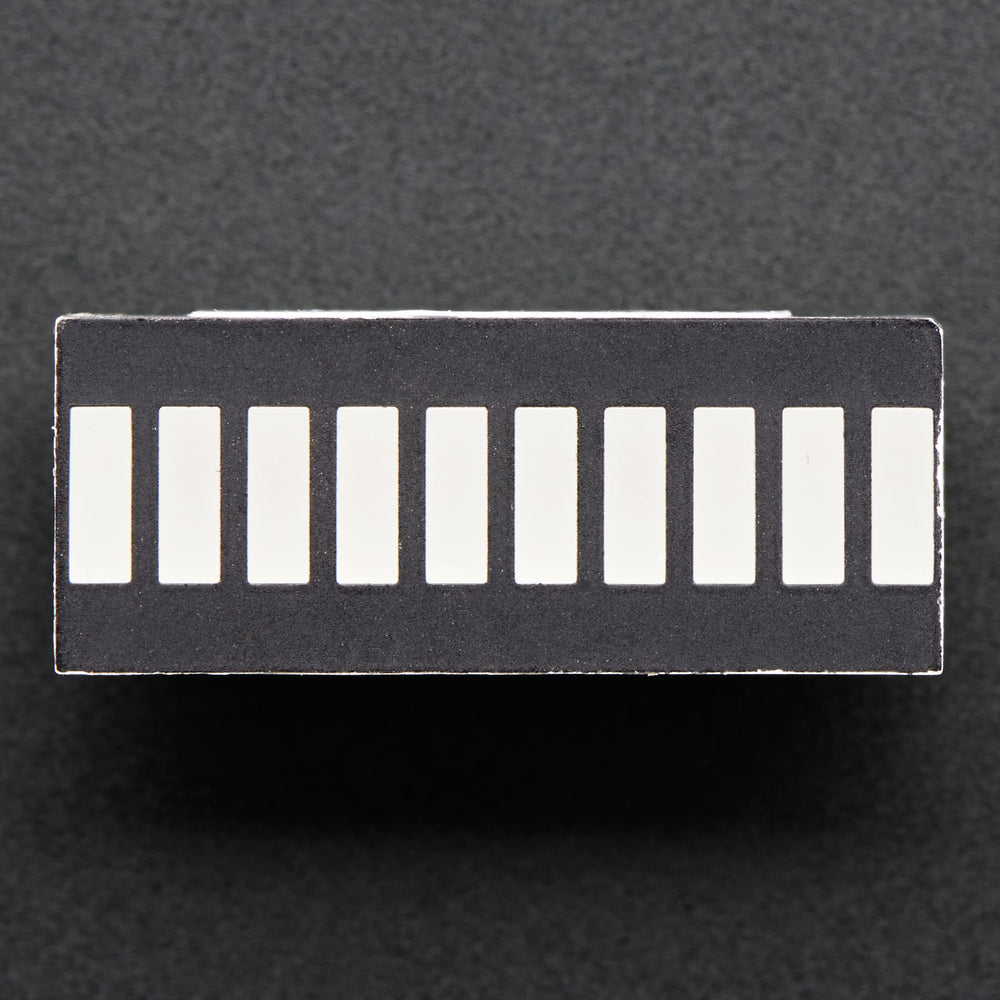 10 Segment Light Bar Graph LED Display - Yellow-Green by Adafruit - The Pi Hut