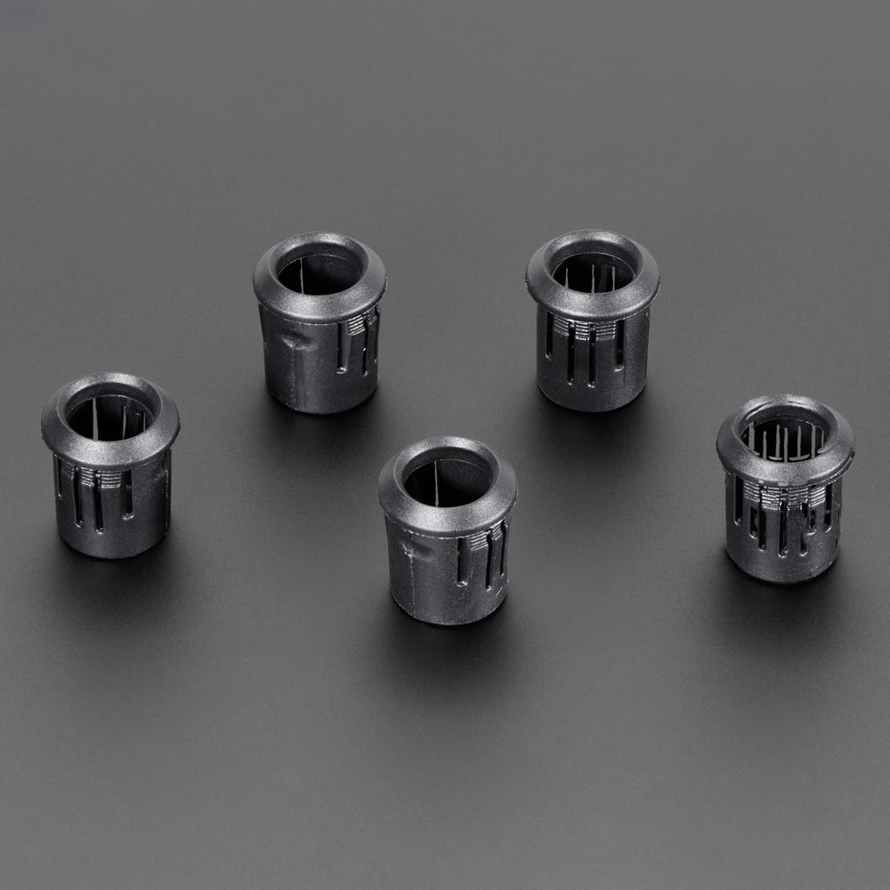 10mm Plastic Bevel LED Holder - Pack of 5 by Adafruit - The Pi Hut