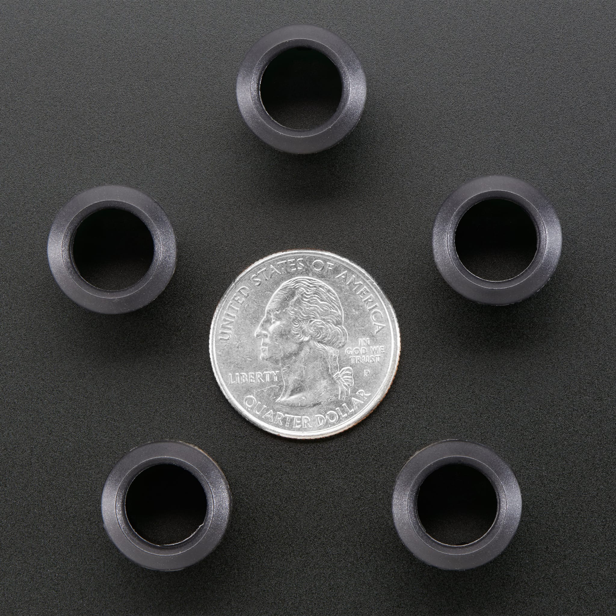 10mm Plastic Bevel LED Holder - Pack of 5 by Adafruit - The Pi Hut