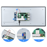 12.3" DSI Capacitive Touch IPS Display for Raspberry Pi 5 by Waveshare - The Pi Hut