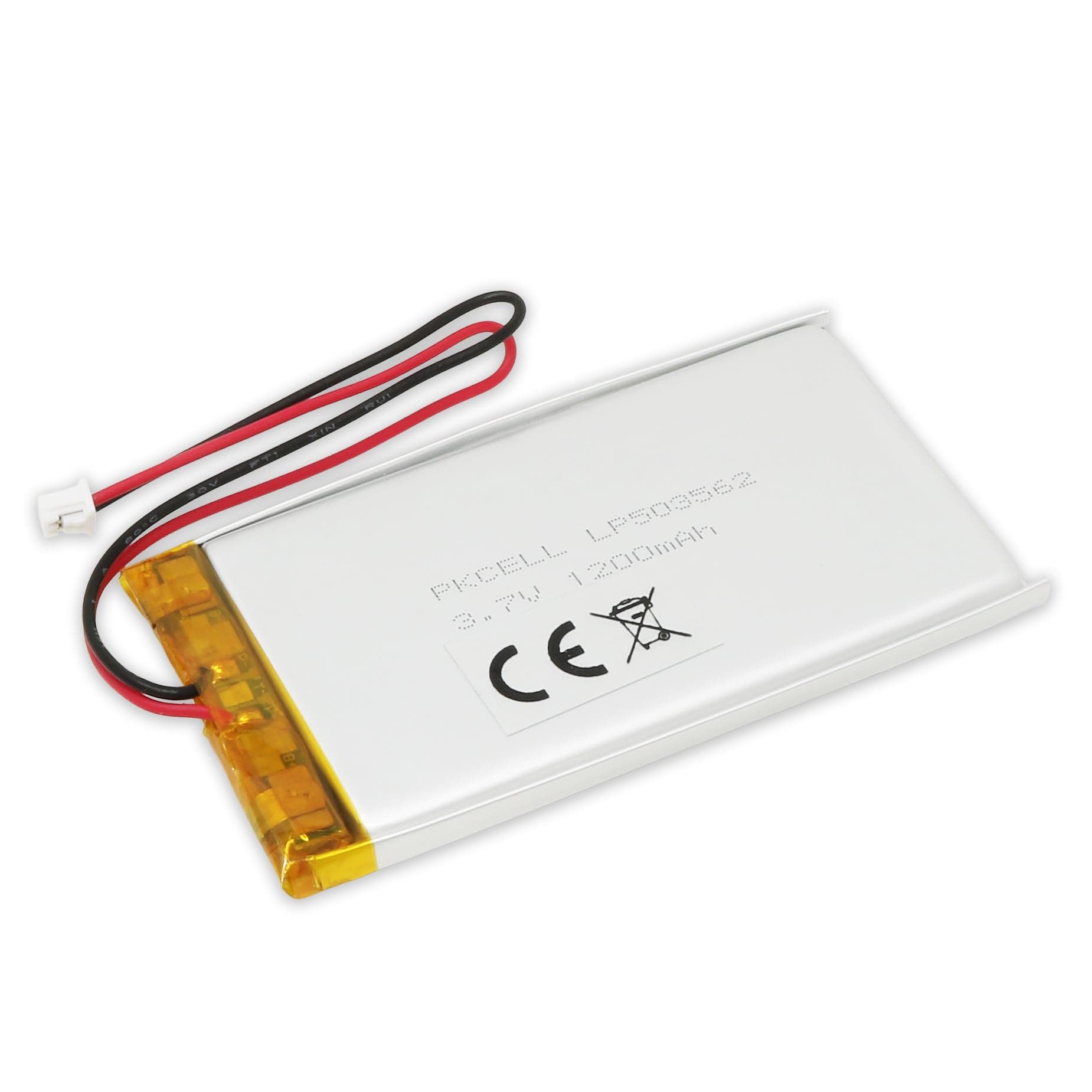 1200mAh 3.7V LiPo Battery - 1.25mm PicoBlade Connector by PKCell - The Pi Hut