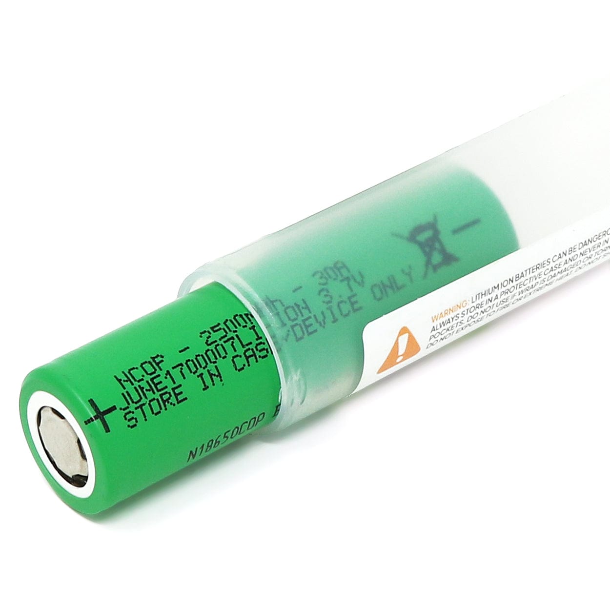 18650 Lithium-ion Rechargeable Cell - 2500mAh 3.7V 20A