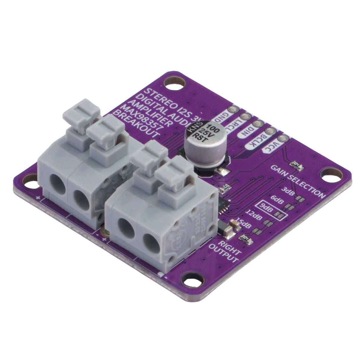 Stereo I2S Audio Amplifier MAX98357