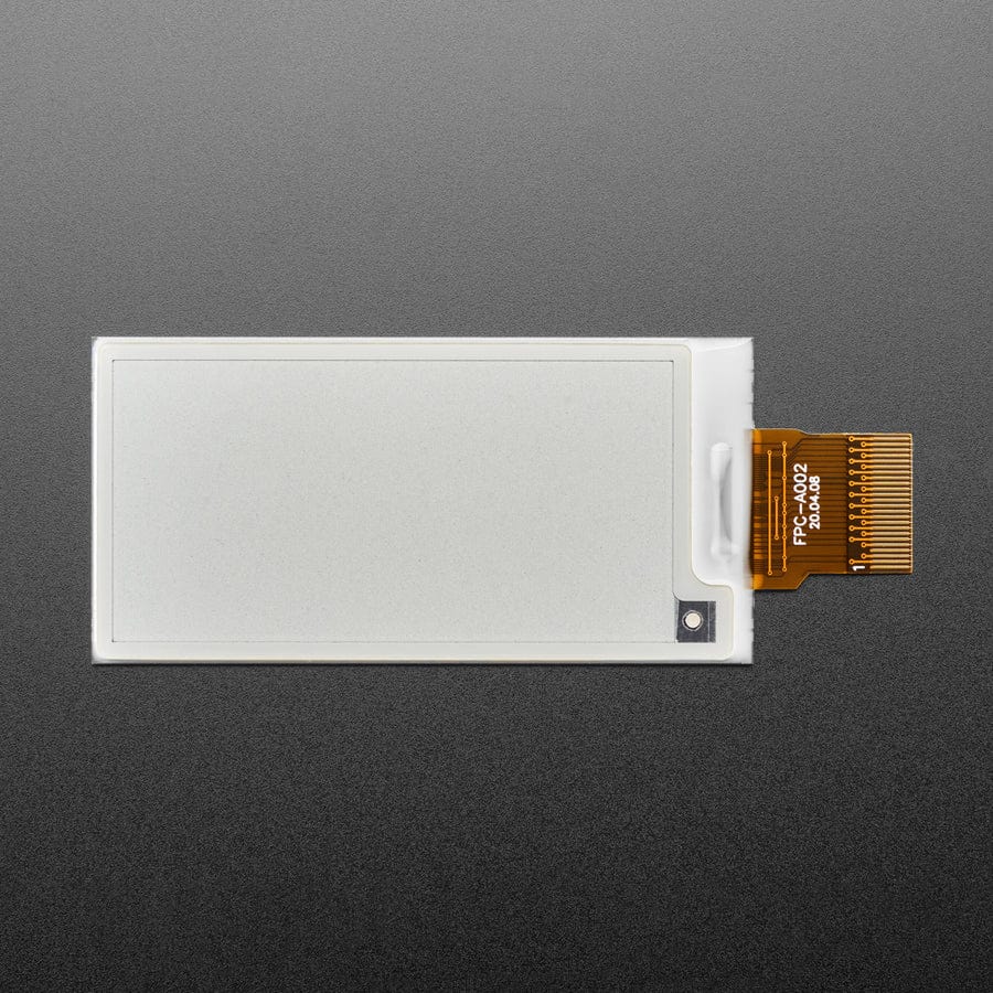 2.13" 250x122 Monochrome or Gray eInk / ePaper - Bare Display - SSD1680Z by Adafruit - The Pi Hut