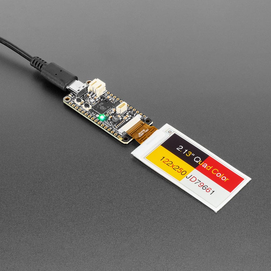 2.13" (250x122) Quad-Colour eInk / ePaper - Bare Display by The Pi Hut - The Pi Hut
