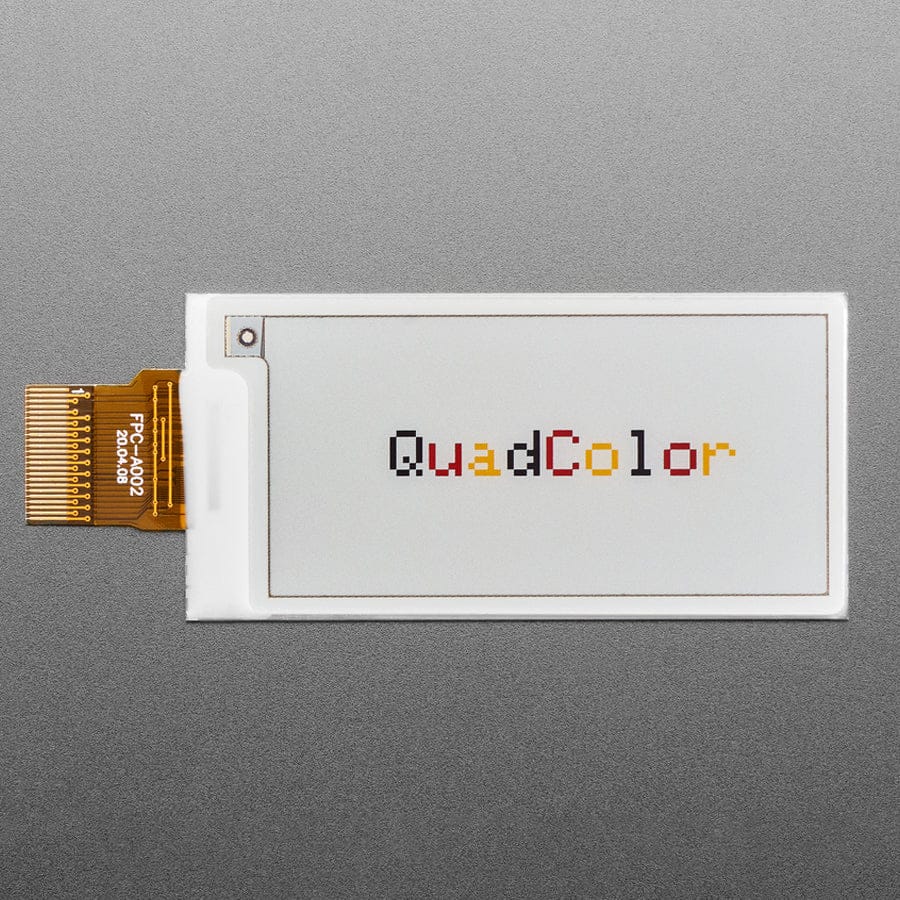 2.13" (250x122) Quad-Colour eInk / ePaper - Bare Display by The Pi Hut - The Pi Hut