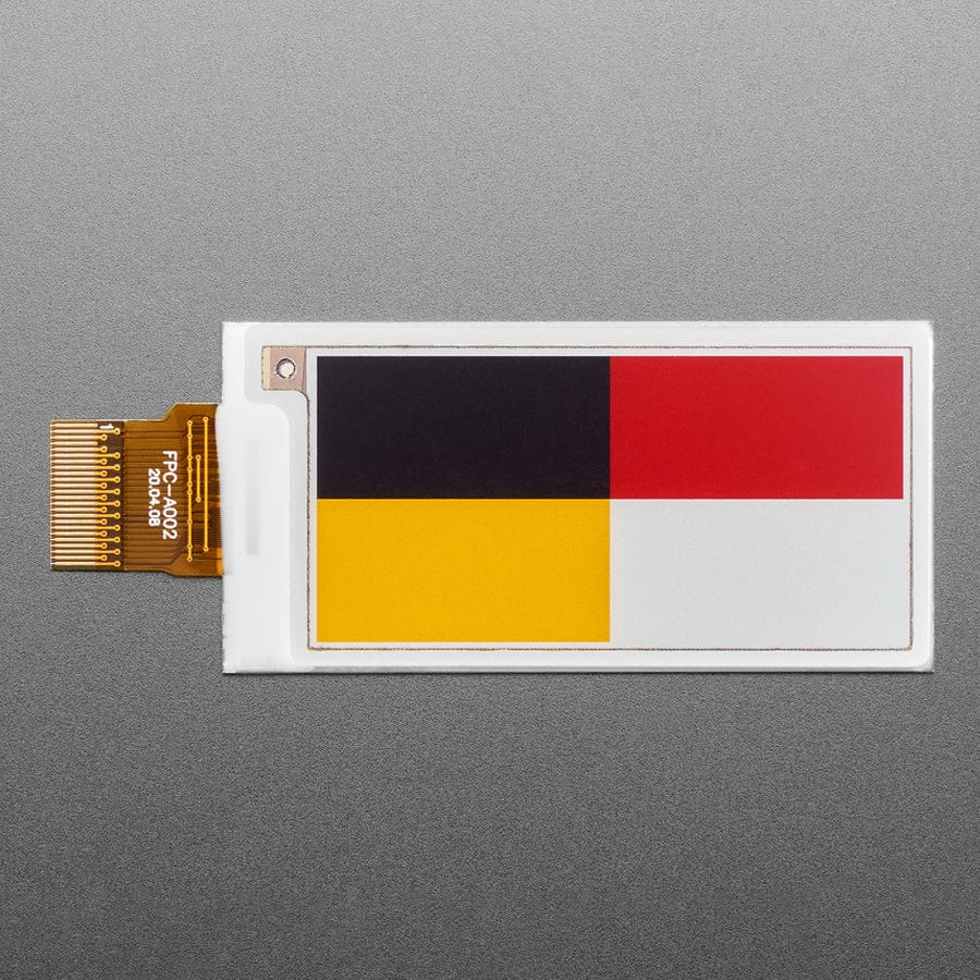 2.13" (250x122) Quad-Colour eInk / ePaper - Bare Display by The Pi Hut - The Pi Hut