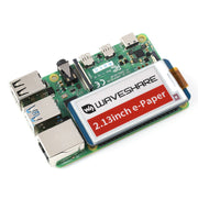 2.13" ePaper Display HAT B - Red/Black/White (250x122) by Waveshare - The Pi Hut