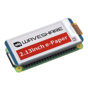 2.13" ePaper Display HAT B - Red/Black/White (250x122) by Waveshare - The Pi Hut