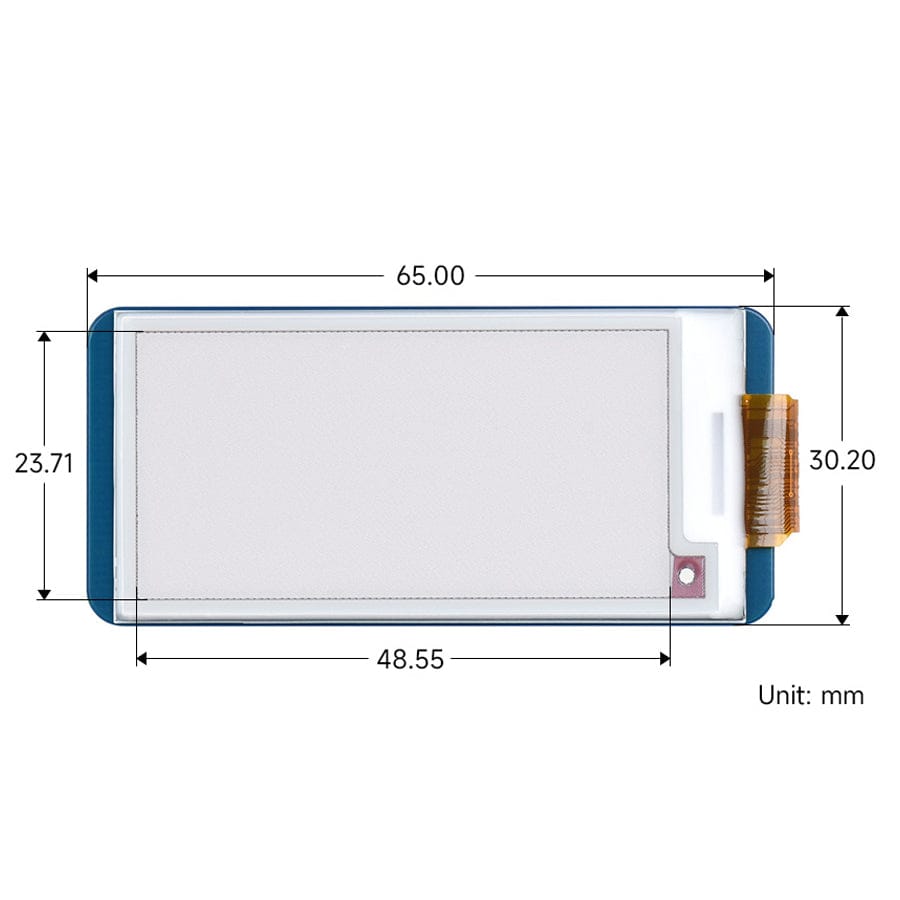 2.13" ePaper Display HAT B - Red/Black/White (250x122) by Waveshare - The Pi Hut