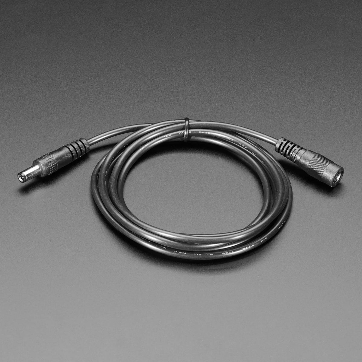 2.1mm Female/Male Barrel Jack Extension Cable (1.5m) by Adafruit - The Pi Hut