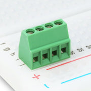 2.54mm Terminal Block - 4-pin by The Pi Hut - The Pi Hut