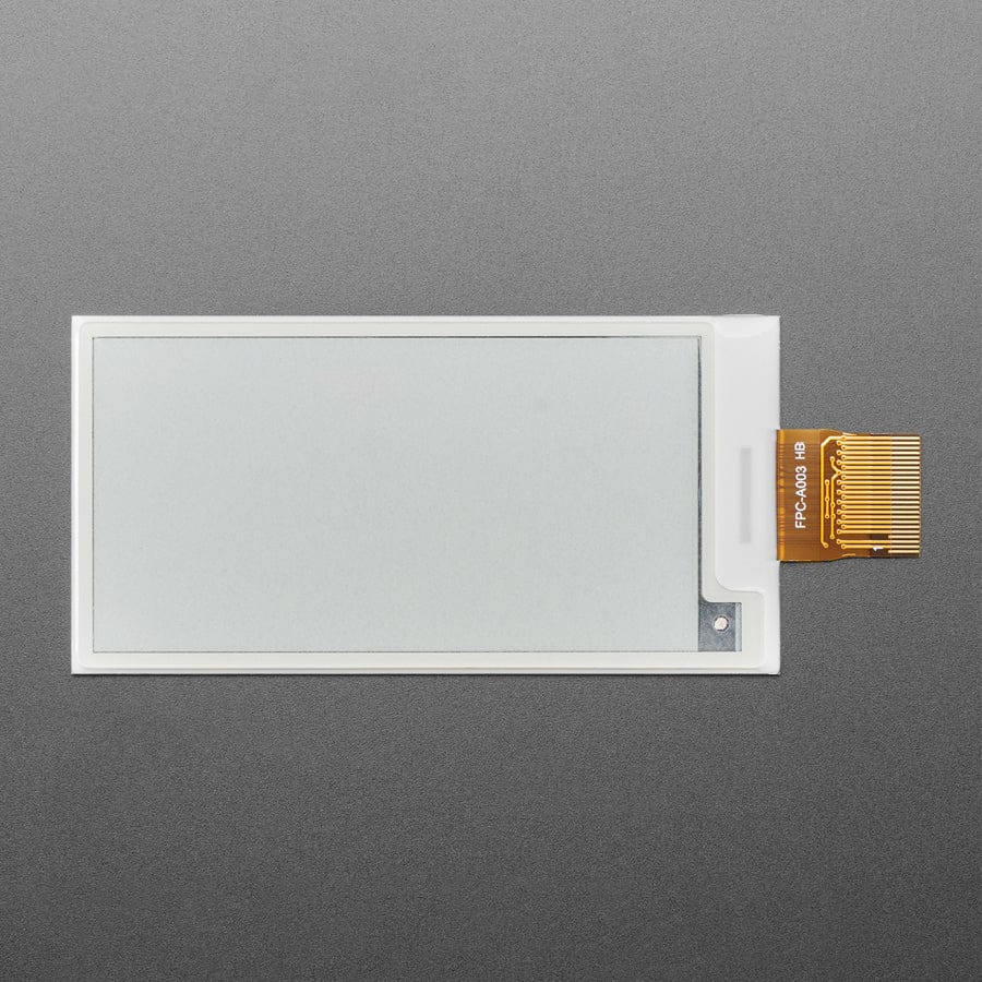 2.66" 296x152 Monochrome or Gray eInk / ePaper - Bare Display - SSD1680 by Adafruit - The Pi Hut