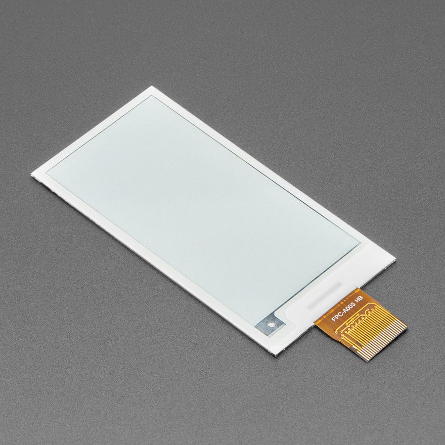 2.66" 296x152 Monochrome or Gray eInk / ePaper - Bare Display - SSD1680 by Adafruit - The Pi Hut