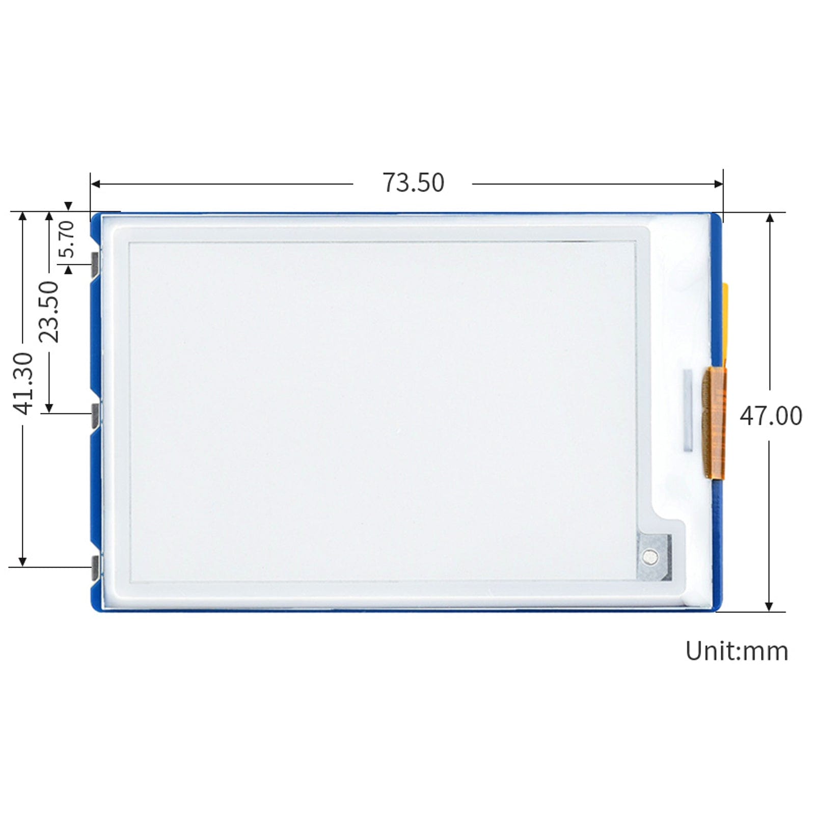 2.7" E-Paper Display Module for Raspberry Pi Pico (264×176) - The Pi Hut