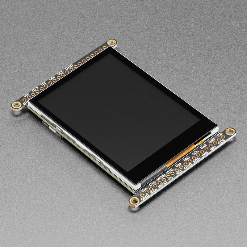 2.8" TFT LCD with Cap Touch Breakout Board w/MicroSD Socket - EYESPI Connector - The Pi Hut