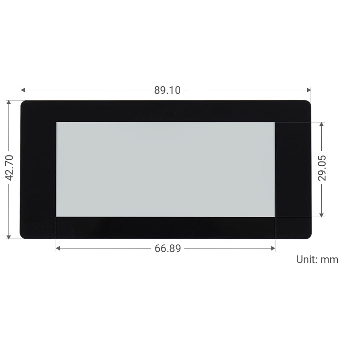 2.9" Touchscreen E-Paper Display HAT (296×128) - The Pi Hut