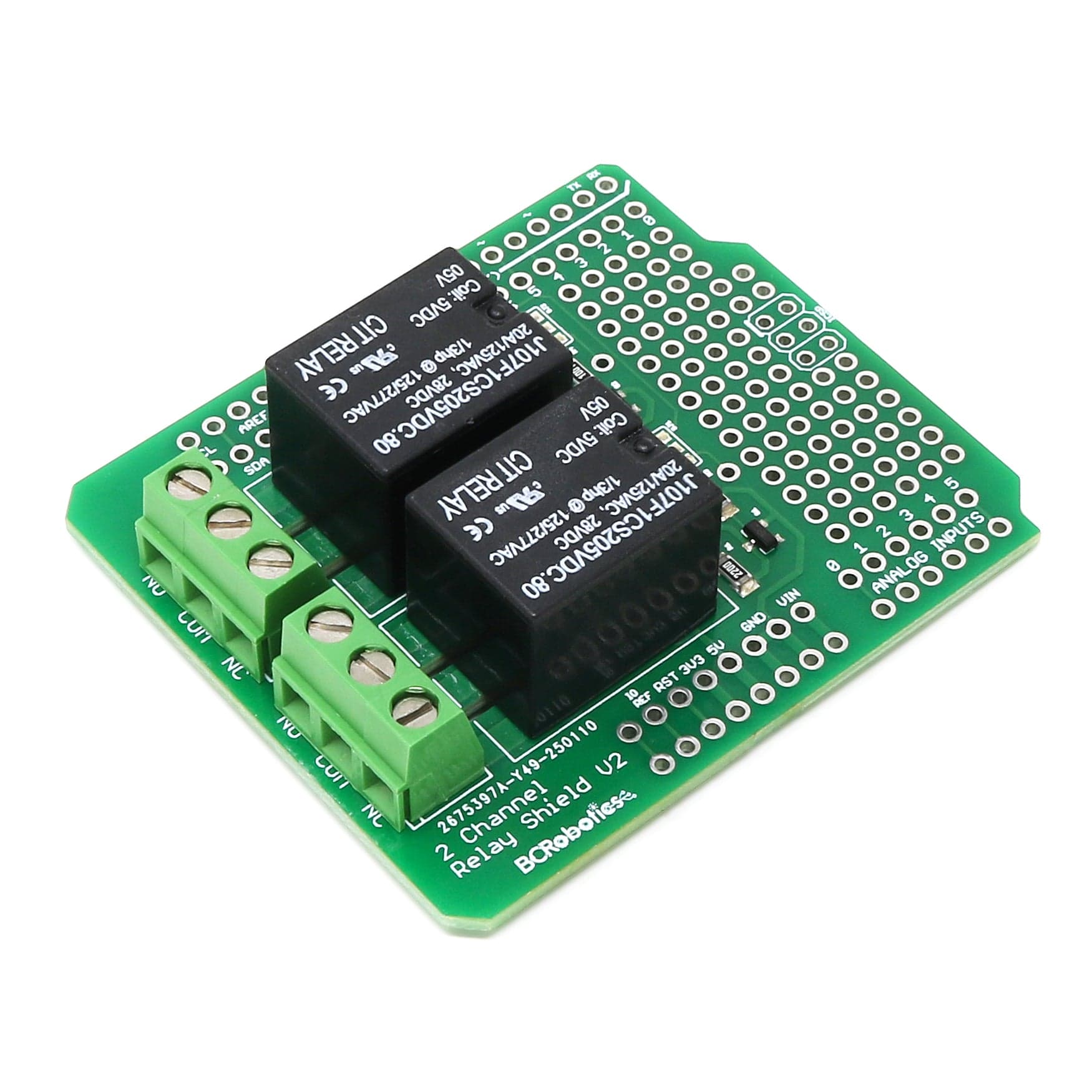 2-Channel Relay Shield for Arduino - The Pi Hut