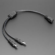 2-Way 2.1mm DC Barrel Jack Splitter Squid by Adafruit - The Pi Hut