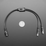 2-Way 2.1mm DC Barrel Jack Splitter Squid by Adafruit - The Pi Hut
